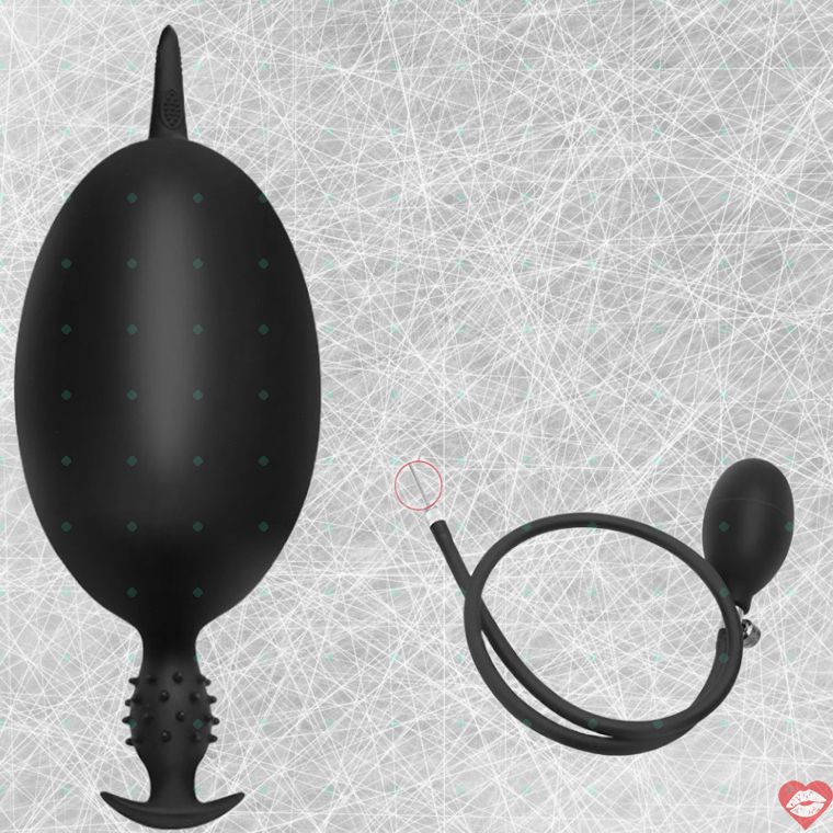 Nút Bơm Hậu Môn Đen Gai Mỏng Khí Hư Đỉnh Cao 