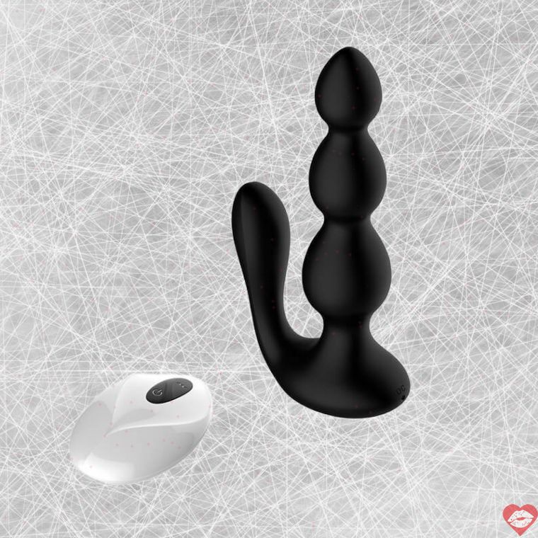 Secwell Gourd anal bead remote silicone calabash rung P-spot đỉnh