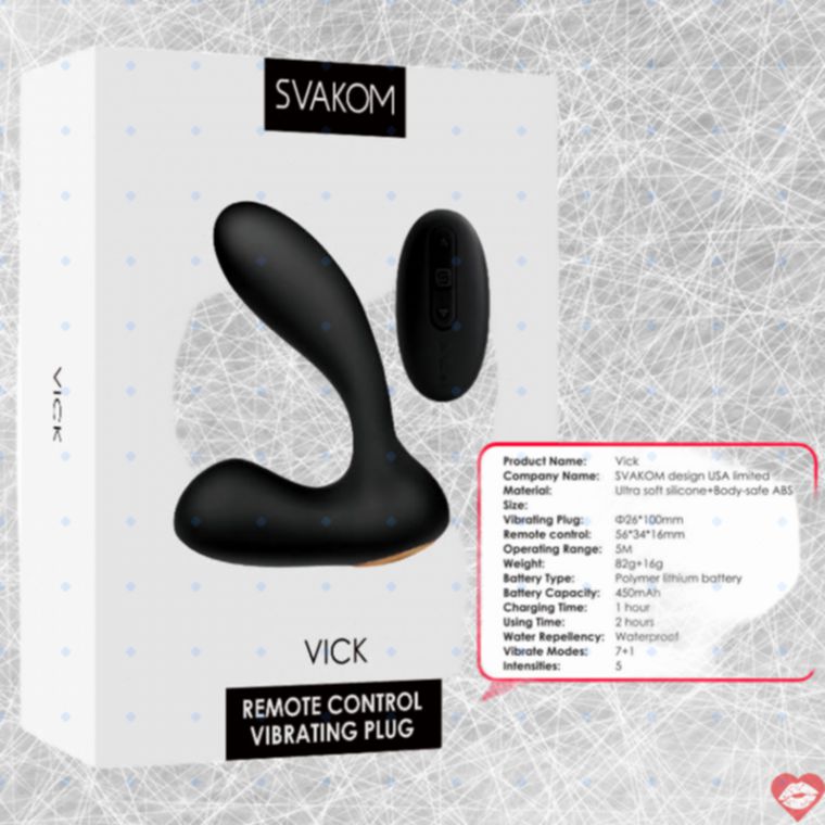 Svakom Vick Prostate Remote Rung Góc Hoàn Hảo