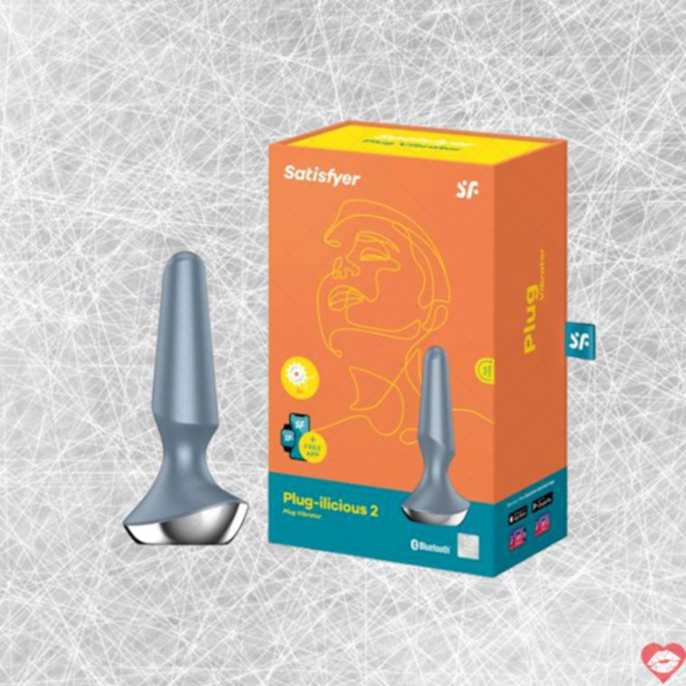 Satisfyer Plug-ilicious 2 hậu môn rung app 13cm cực khoái