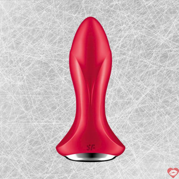 Satisfyer Rotator Plug1 App Đen 13cm Rung Quay