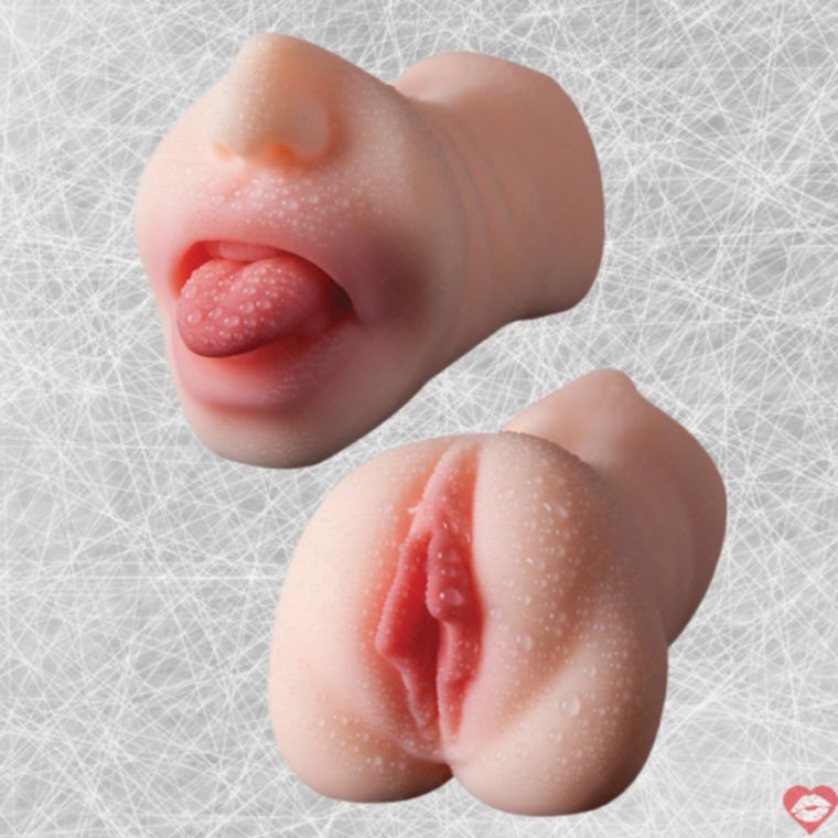 Man Eater Dual Pussy Mouth Masturbator Thực