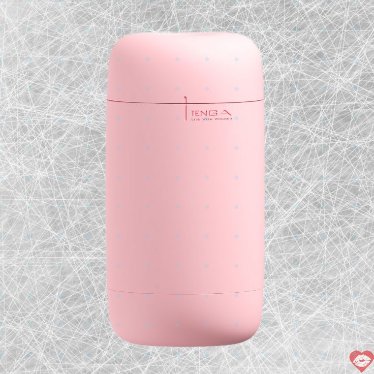 Tenga Puffy Cốc Ruột Hồng Dâu 16.5cm Nhật