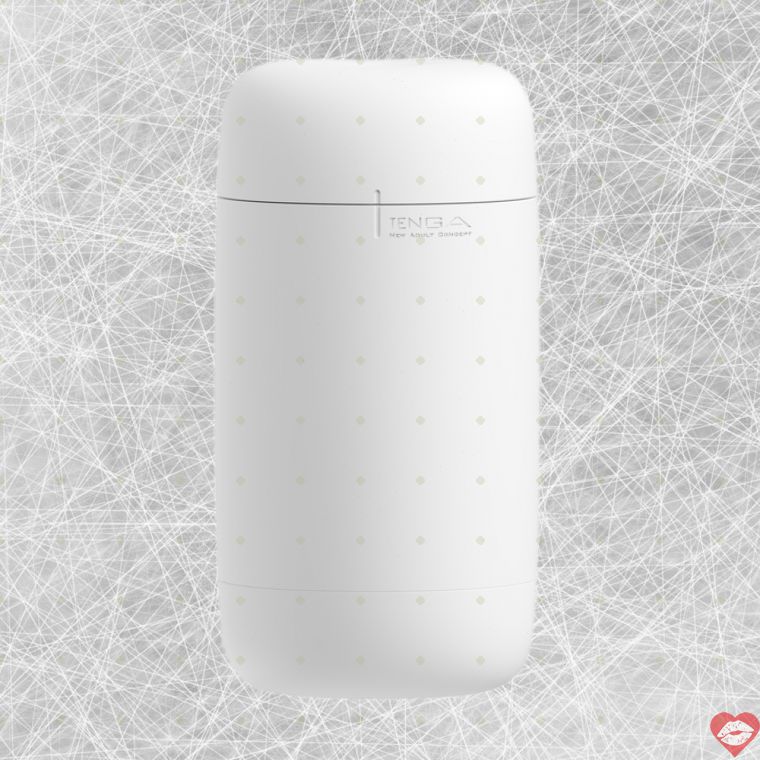 Tenga Puffy Delicate Edges Máy Bay Cup Trắng Mềm