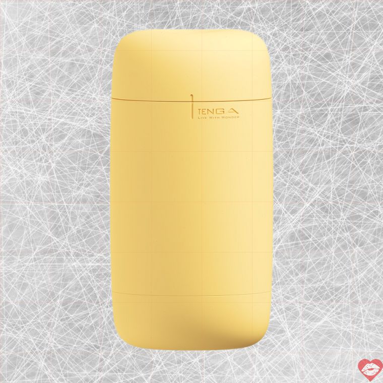 Tenga Puffy Máy Bay Cup Vàng Kem 16.5cm Nhật Dày Dặn