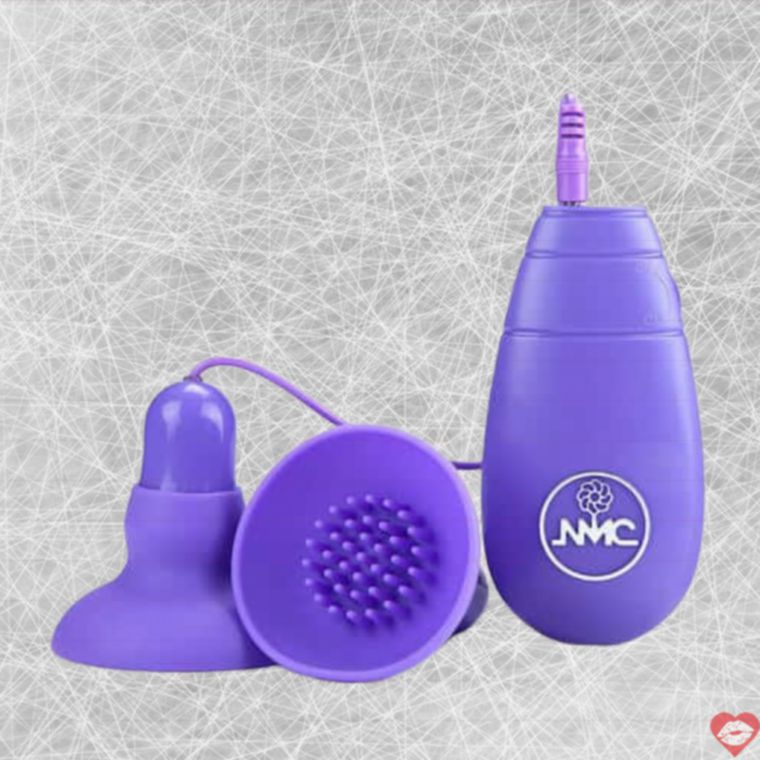 Stimulator Tím Nipple Clit Rung Điều Khiển Đ双 Giác 