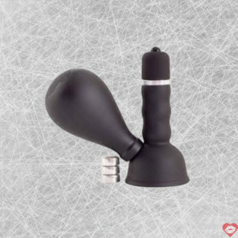 Toyfa Nipple Vibe Black Red Bơm Rung Núm Vú Cuồng 
