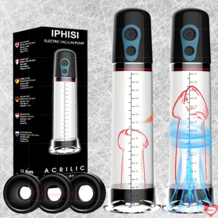 Hannibal electric penis pump masturbator hút mạnh