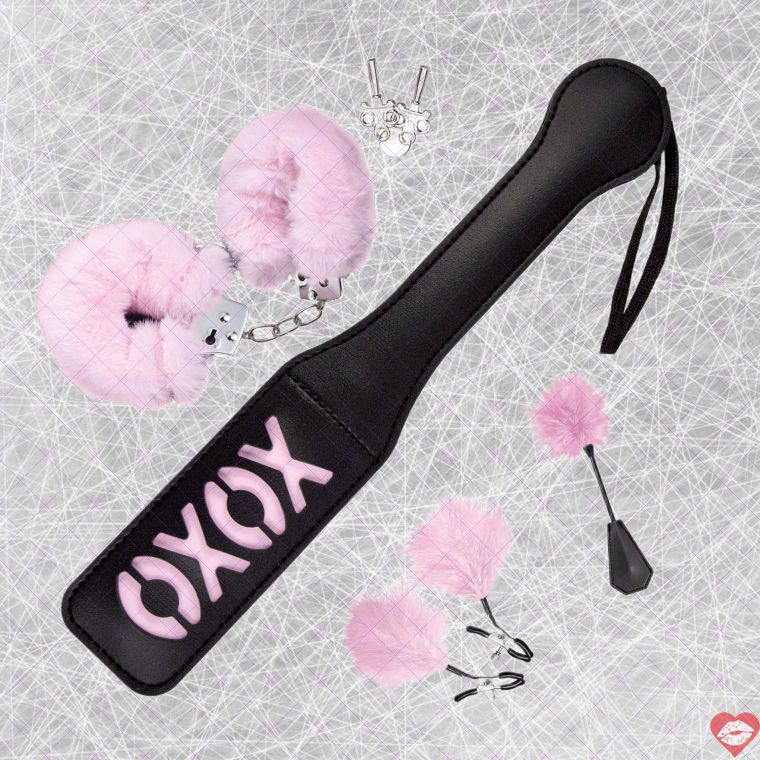 Naughty Pink BDSM Beginner Kit Gợi Cảm An Toàn Dễ 