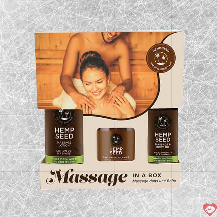 Earthly Body Massage Box Dầu Thư Giãn Đầy Đủ