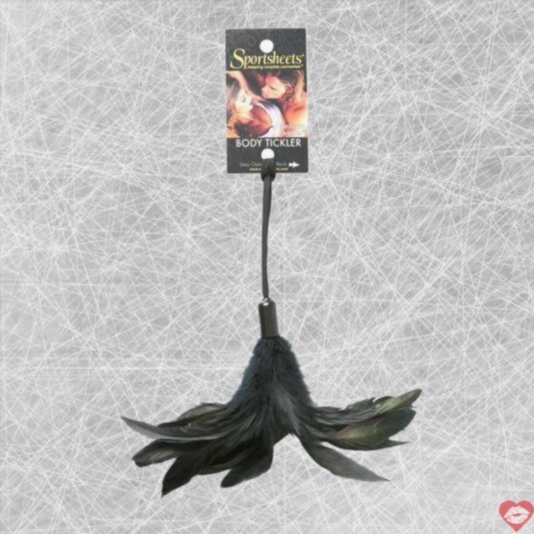 Lông Vũ Sportsheets Đen Kích Da Quyến Rũ Mê Hoặc 