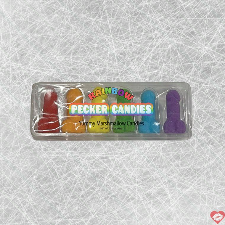 Rainbow Pecker kẹo ngậm marshmallow ngọt vui 
