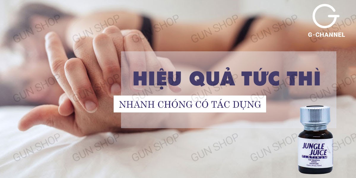  Đánh giá Chai hít tăng khoái cảm Popper Jungle Juice Platinum - Chai 10ml hàng mới về