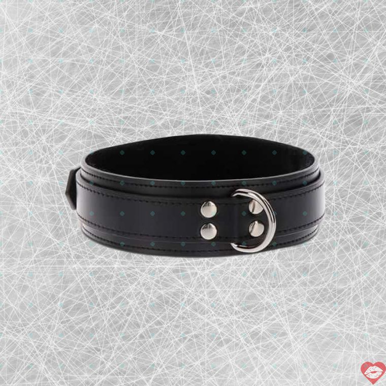 Oshnik Taboom D-Ring Da Đen BDSM Nặng Siêu Chặt