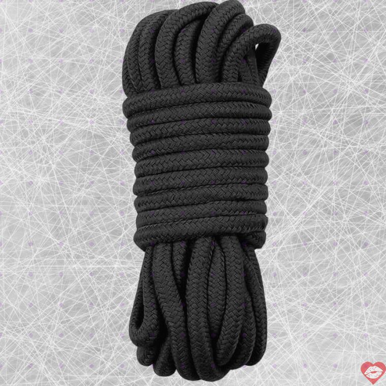 Dây Cotton Lovetoy Đen 10m 8mm Bondage Siêu Mềm
