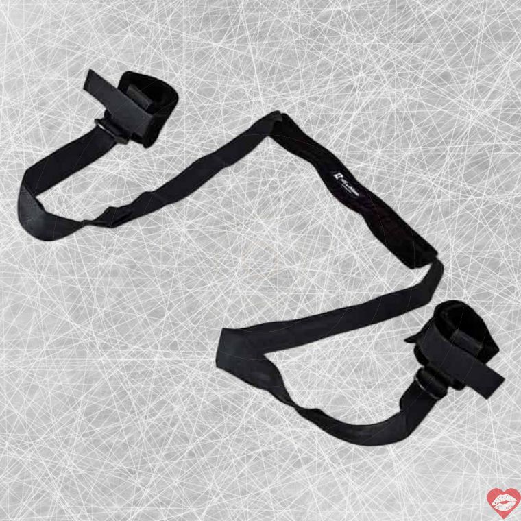 Lux Fetish Leg Restraint Đen Nâng Chân Dễ Dàng