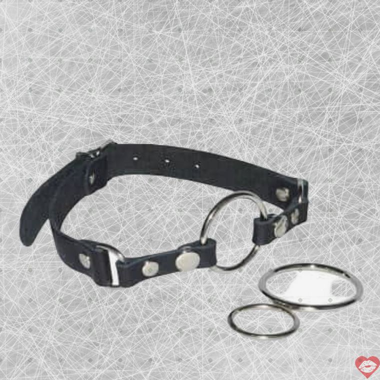 Kẹp Miệng Sitabella Da Thật 3 Kích Cỡ BDSM Chuyên Nghiệp