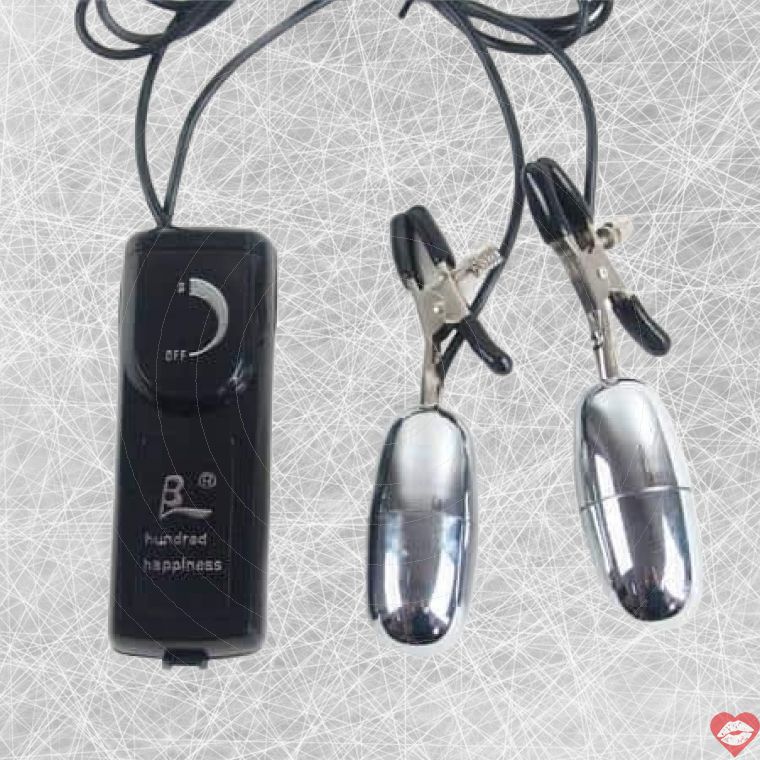 Baile Nipple Clamps Vibro 5.5cm Sữa