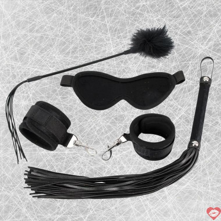 Fetish-Set 4 Món Da Đen Siêu Feti Siêu Vui