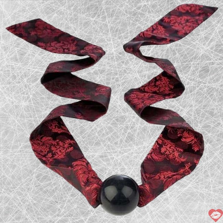 CalExotics Scandal Ball Gag Đen Đỏ Siêu Nóng