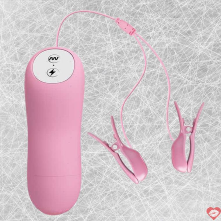 Baile Nipple Clamp Hồng Vibe Điện Giật Đỉnh Cao