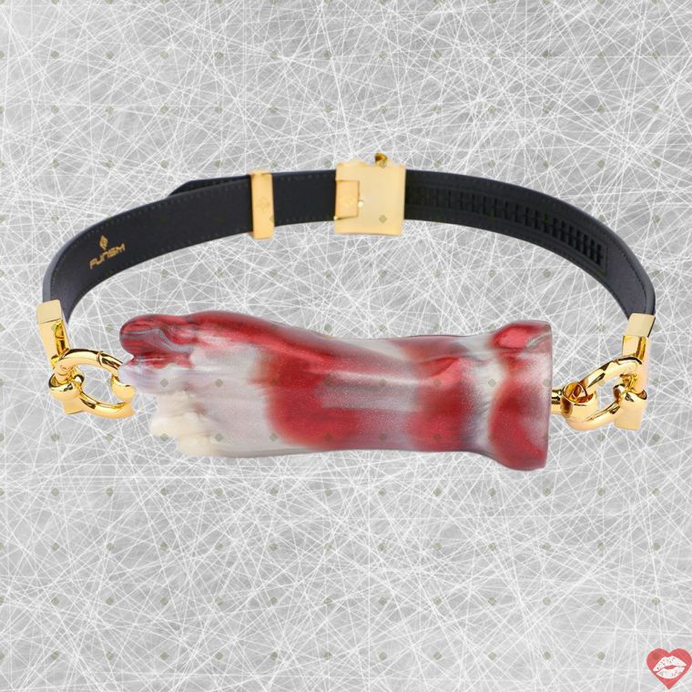 Kẹp FAAK Silicone Đỏ Trắng 12cm Quyến Rũ 