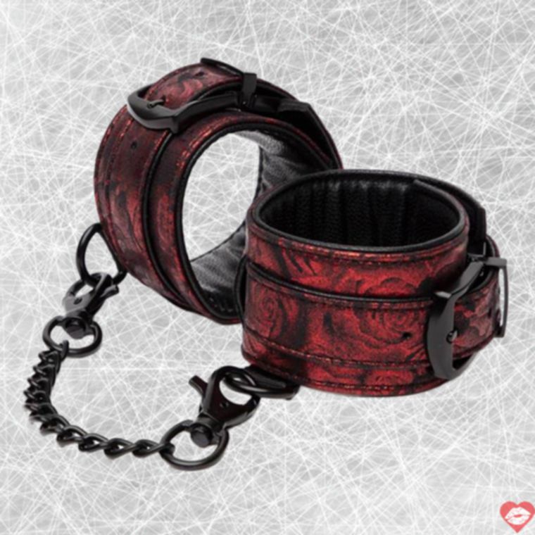 Fifty Shades Khóa Tay Hồng Đỏ Kích Thích Cuồng Nhiệt