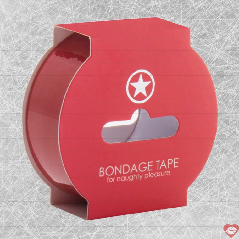 Ouch Bondage Tape Đỏ 17m Hà Lan Chắc Chắn Gợi Cảm 