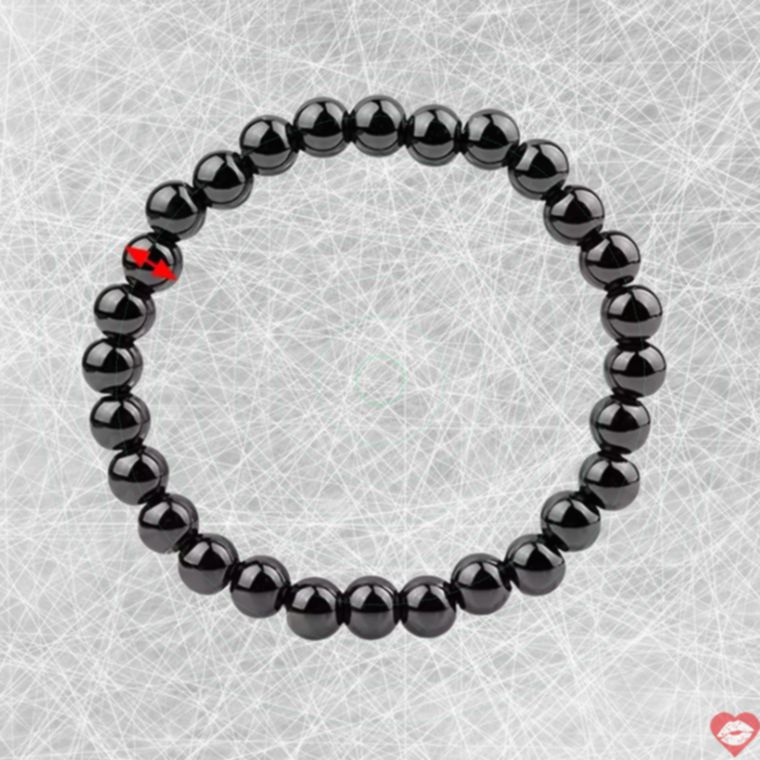 FAAK Stainless Steel Beaded Cock Ring 45mm Đen