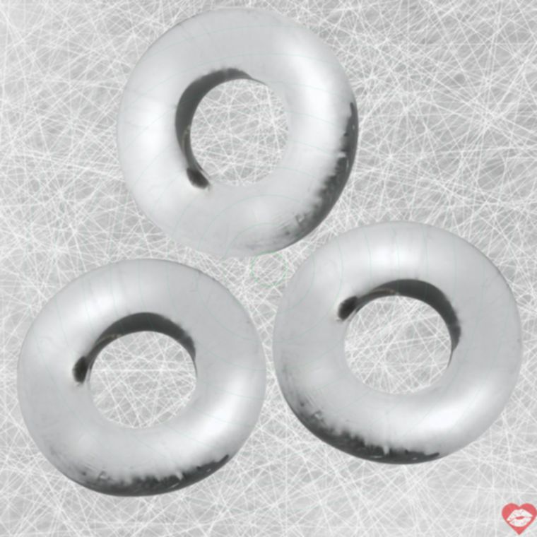 Oxballs Fat Willy vòng đeo dương vật TPE dày 3pcs 