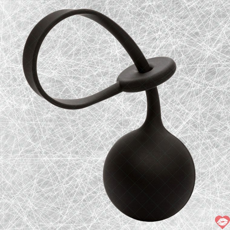 CEN Weighted Silicone Cock Ring Đen Nặng Siêu Cứng Kéo Dài