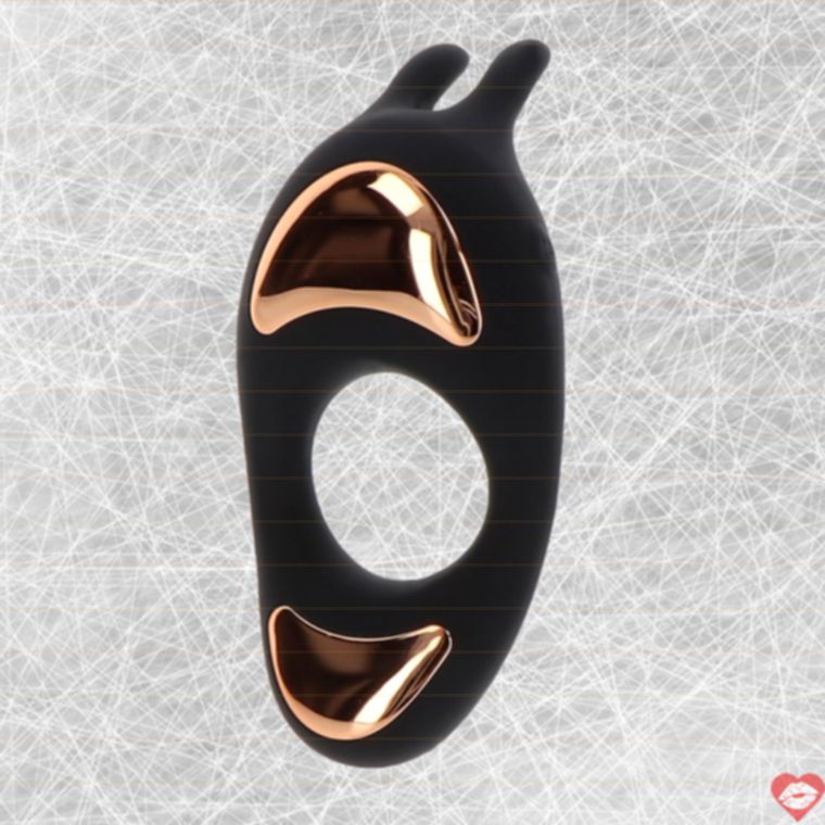 ToyJoy Lotus Ring Rung Đen 4.8cm Kéo Dài Siêu Mạnh