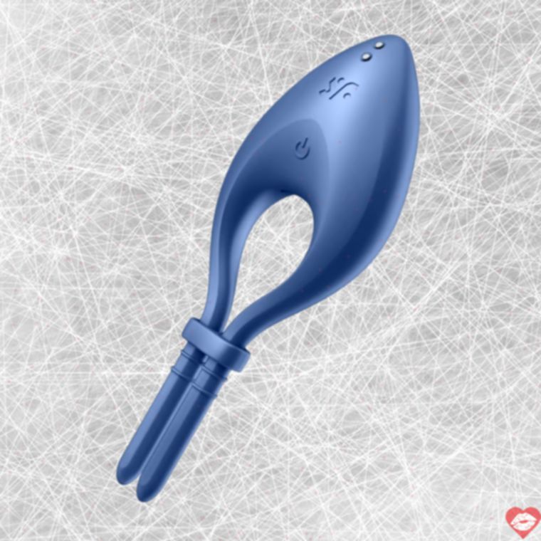 Satisfyer Nhẫn Kích Thích Xanh Dương Rung Mạnh