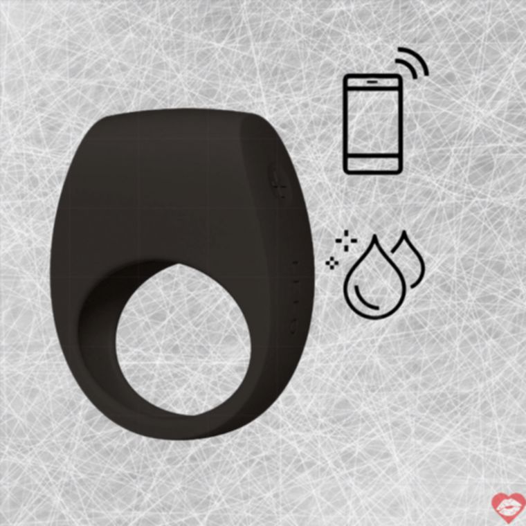 Lelo Tor 3 Vòng Rung Đen - Cặp Đôi Bluetooth Siêu Mạnh