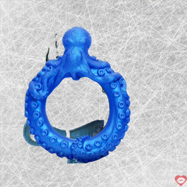 Poseidons Octo-Ring Silicone Trang Trí Dương Vật