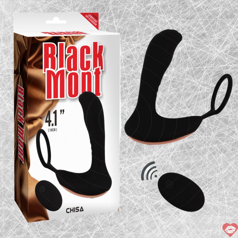 Massager Tiền Liệt Tuyến + Nhẫn Gà Đen Black Mont Teaser