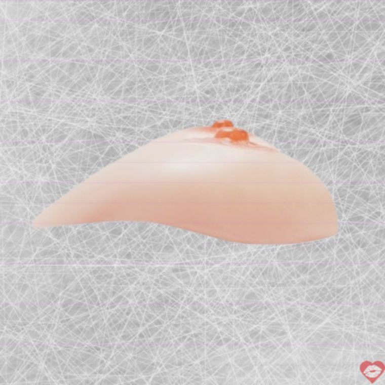 Ngực giả UTOO B Cup siêu thực mềm 530g quyến rũ tự nhiên 