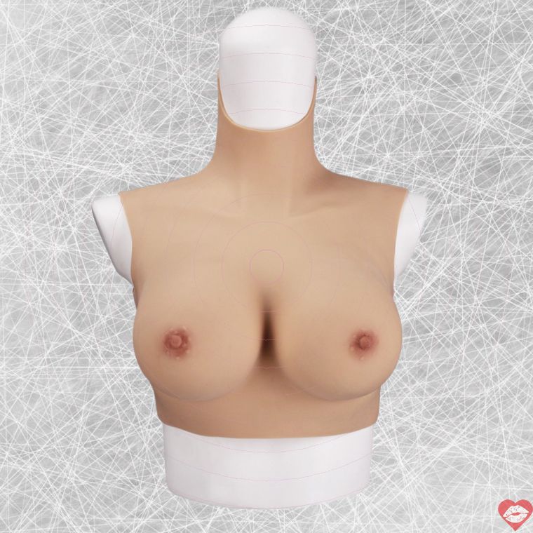 Ngực Giả Đeo XX-Dreamstoys S Silicone Thực Tế Quyến Rũ 