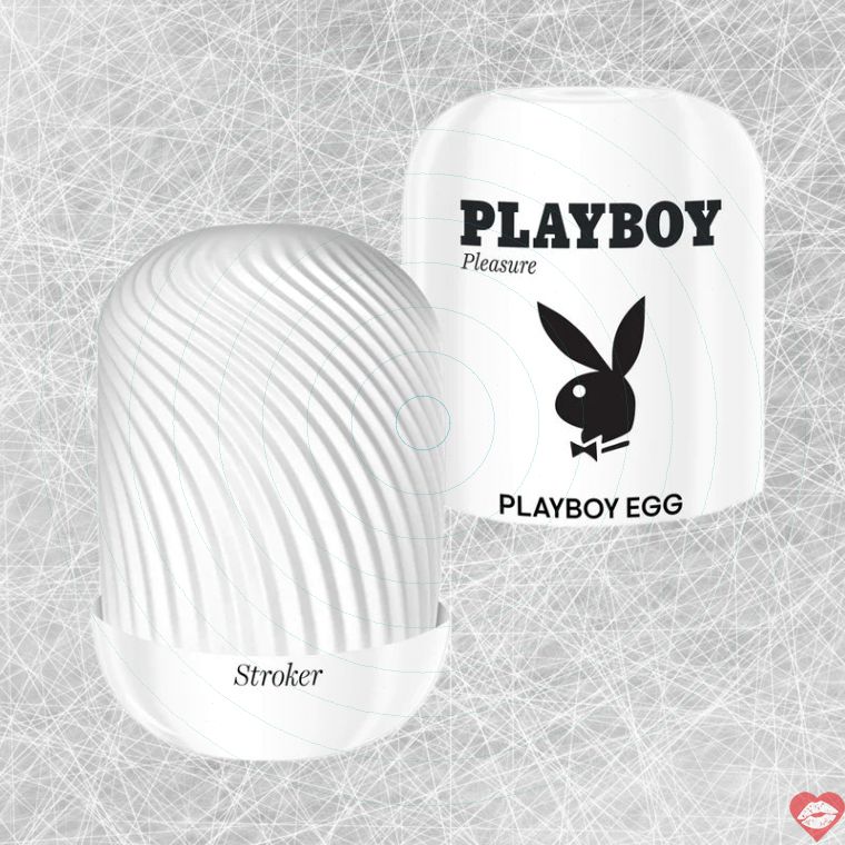 Playboy Egg Stroker TPE Chống Nước Iconic Huyền Thoại 
