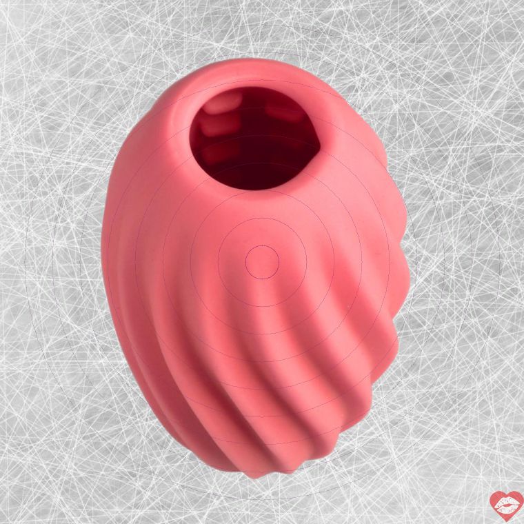 Erokay Pocket Pussy Trứng Bay Đỏ 4.3cm Di Động Nhanh 