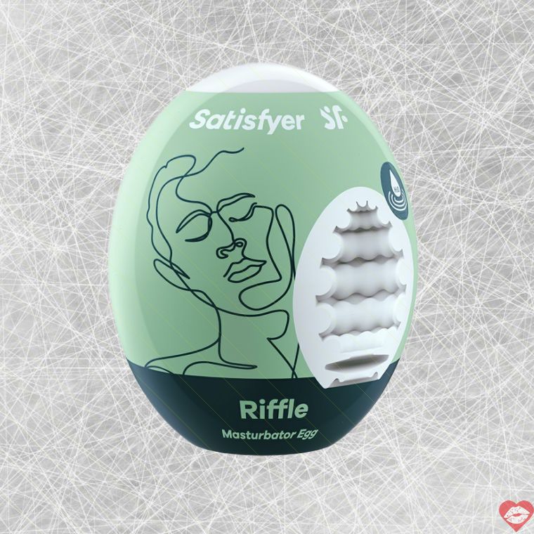 Satisfyer Riffle Trứng TPE Đức Một Lần Thú Vị 