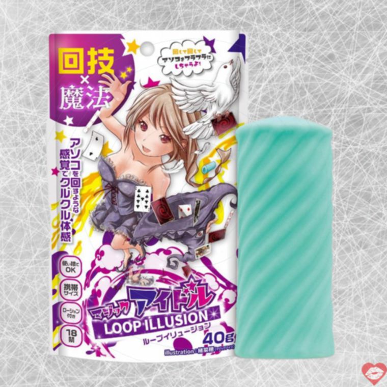Magic Eyes Anime Xoắn 7.8cm Onahole Nóng Bỏng Thật 