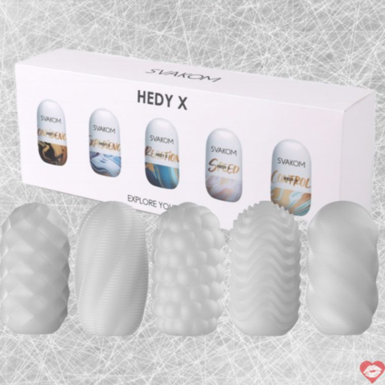 SVAKOM Hedy X5 Cốc 10cm Đa Kết Cấu Tự Sướng Tuyệt 