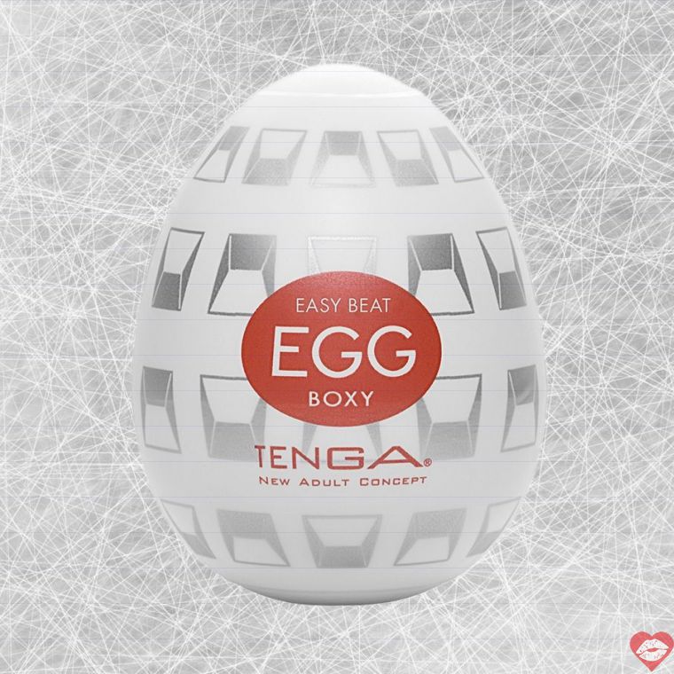 Tenga Boxy Trứng Sục 6.1cm TPE Nhật Đa Năng Phê 