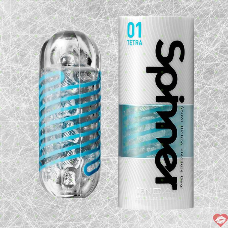 Tenga Spinner Tetra Blue Xoáy 3D Siêu Thật