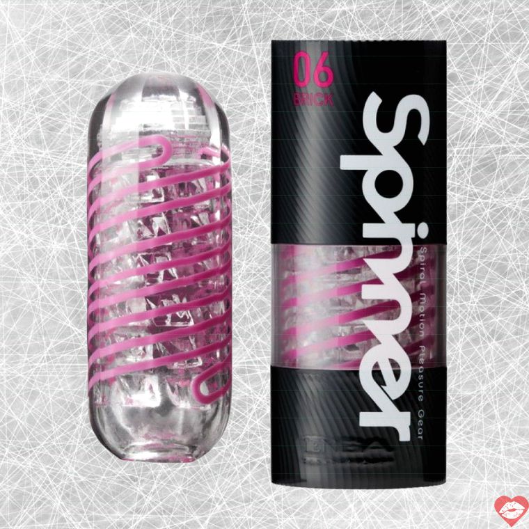 Tenga Spinner 06 Brick Máy Quay Tuổi Teen Hút Siêu Mạnh Nam