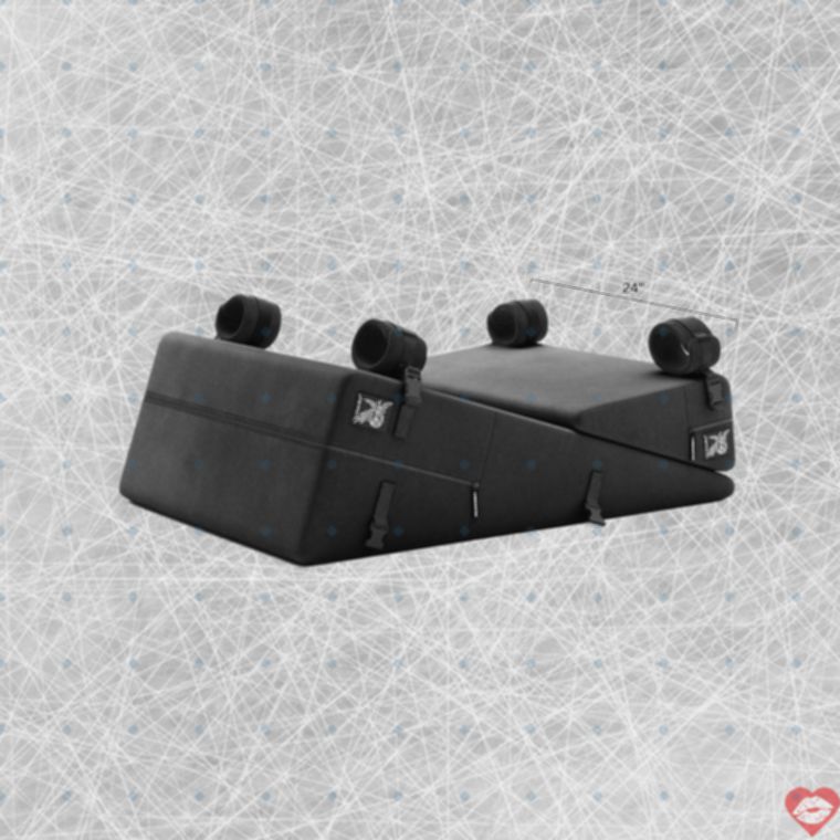 Liberator Wedge Ramp BDSM Đen Gối Trói Khẩu Trang Kinky 