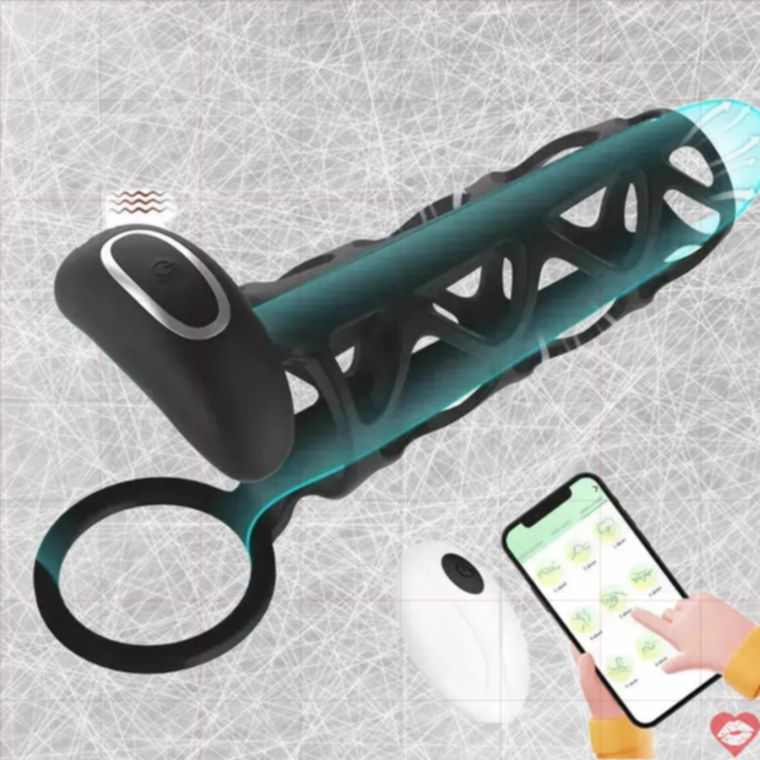 Vành Bao Đen App Rung Mạnh 14cm Nâng Tầm Khoái Lạc 