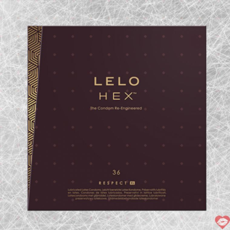 LELO HEX XL Bao Lớn Mỏng An Toàn Kích Thích 