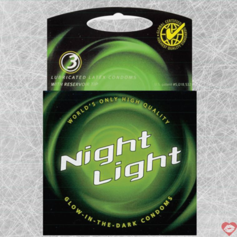 Night Light Condom Xanh Glow Phát Sáng Vui Nhộn 